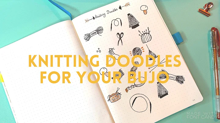 Knitting Doodles for your Bullet Journal