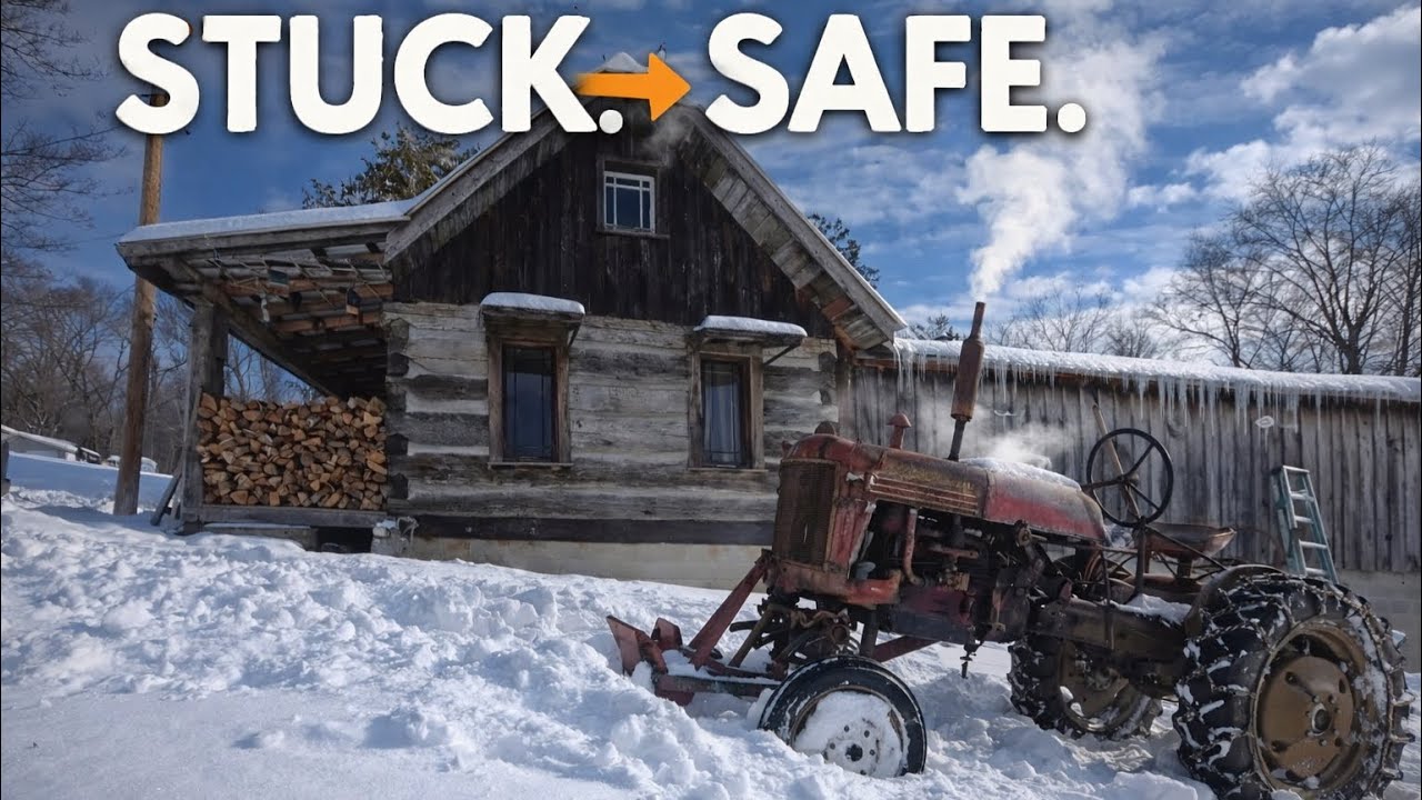   From Snowbank to Safe at Home | Unsticking My 1949 Farmall Cub in −15° Ohio