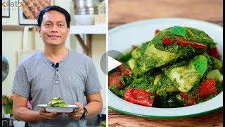 Recipes Cooking အာလူးတစ္ျခမ္းလက္ရာမ်ား Garlic Chicken with Pesto by Chef Thit Htoo (My Foodies) screenshot 4