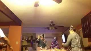 New Years silly string attack 2014!!
