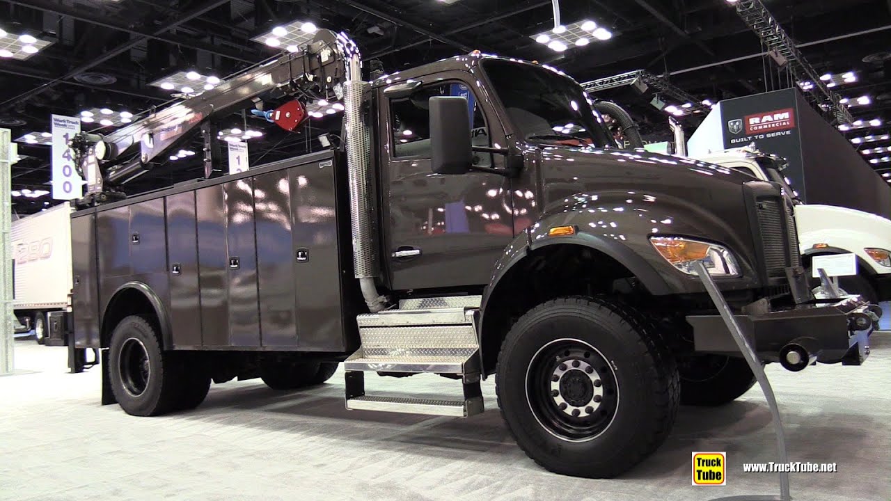 2022 Kenworth T380 4x4 with Knapheide Body and Stellar Crane