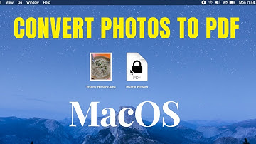 How to Convert Photos to PDF with Password on MacBook