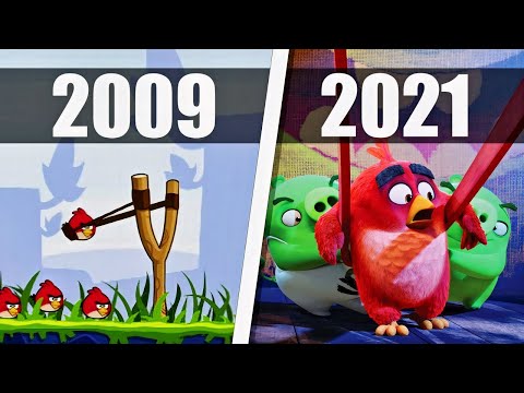 Эволюция «Angry Birds» (2009 - 2021)