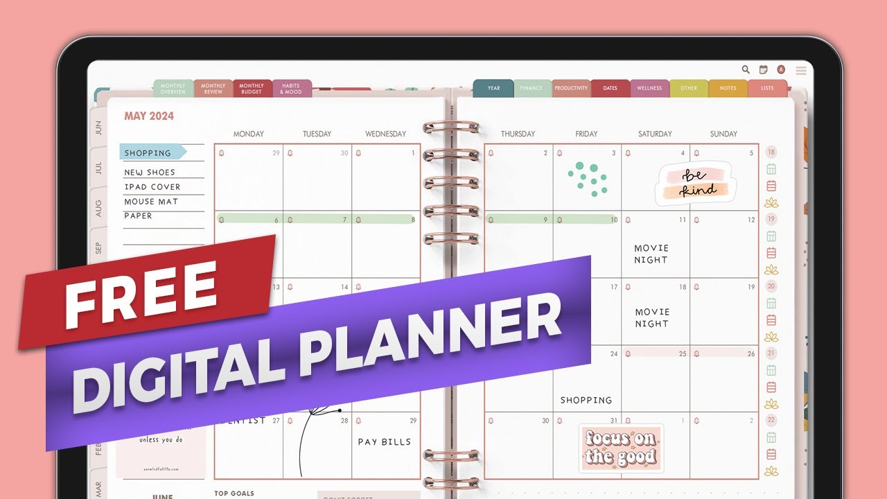 FREE Digital Planner for 2024 – FiliStudio