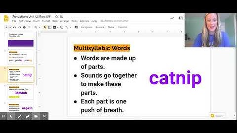 Fundations Unit 12 Mon. 5/11 - Google Slides