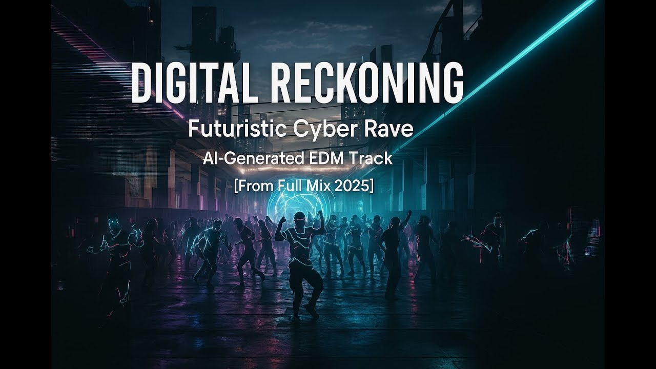 Digital Ncl Rave DIGITAL RECKONING ⚡ Futuristic Cyber Rave | AI-Generated EDM Track ...
