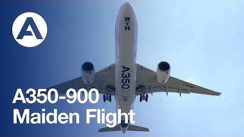 First A350 XWB takes off for maiden flight