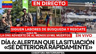 VIVO URGENTE | DÍA 6: SITUACIÓN "SE DETERIORA RÁPIDAMENTE" - SIGUEN LOS RESCATES VENEZUELA TERREMOTO