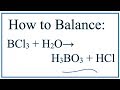Balancing Chemical Equations Concepts