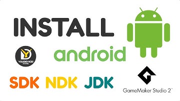 Como instalar SDK-NDK-JDK con Android studio -Game maker studio 2🔥windows 11 pro 22H2