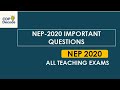 CHANDIGARH JBT 2025 Teaching Aptitude | National Education Policy 2020 | Previous Year Questions
