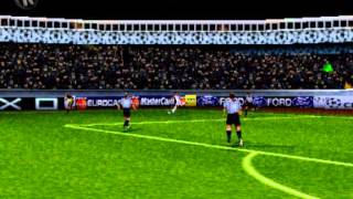 UEFA Champions League Season 2000-2001 (PS1) Raul Gonzalez Amazing Goal vs Olympiacos Piraeus!