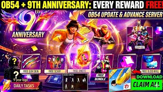 9th Anniversary + Ob 54 update 😲🔥| Free Fire New Event | Ff New Event | Upcoming Events In Free Fire screenshot 2