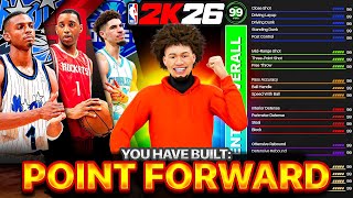 This 6'8 POINT FORWARD BUILD Has BROKEN NBA2K26 ALREADY! BEST 6'8 BUILD 2K26