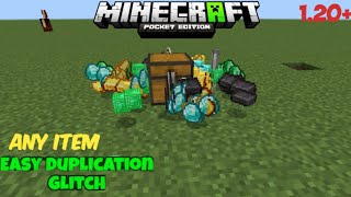 Simple *ANY ITEM* Duplication Glitch For Minecraft Bedrock Edition 1.20.81