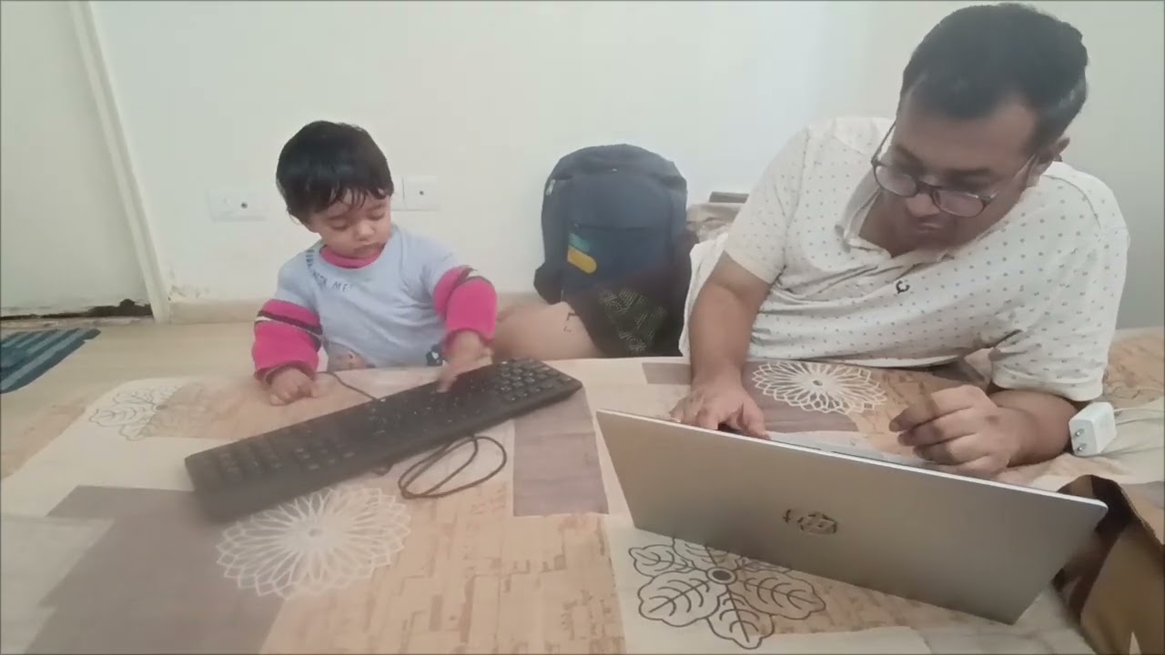 Helping Dad Work From Home