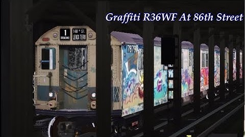 Graffiti R21-R36ML Makes Stop at 86th Street via the 6 Line - Hmmsim 2