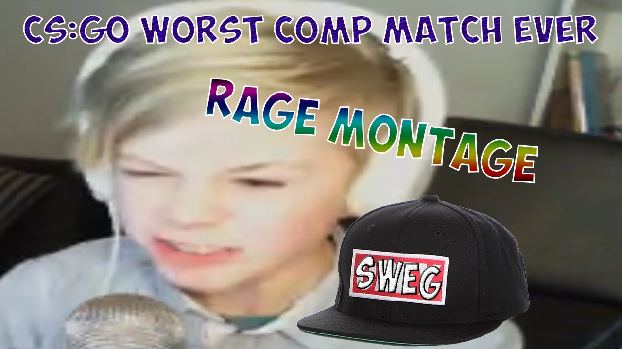 CS:GO Compedetive - Rage Montage WORST CSGO FAIL 2016 - YouTube