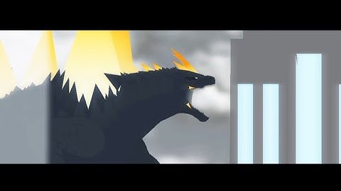 Godzilla Vs Space Godzilla 2 (W.I.P) || Stick nodes pro
