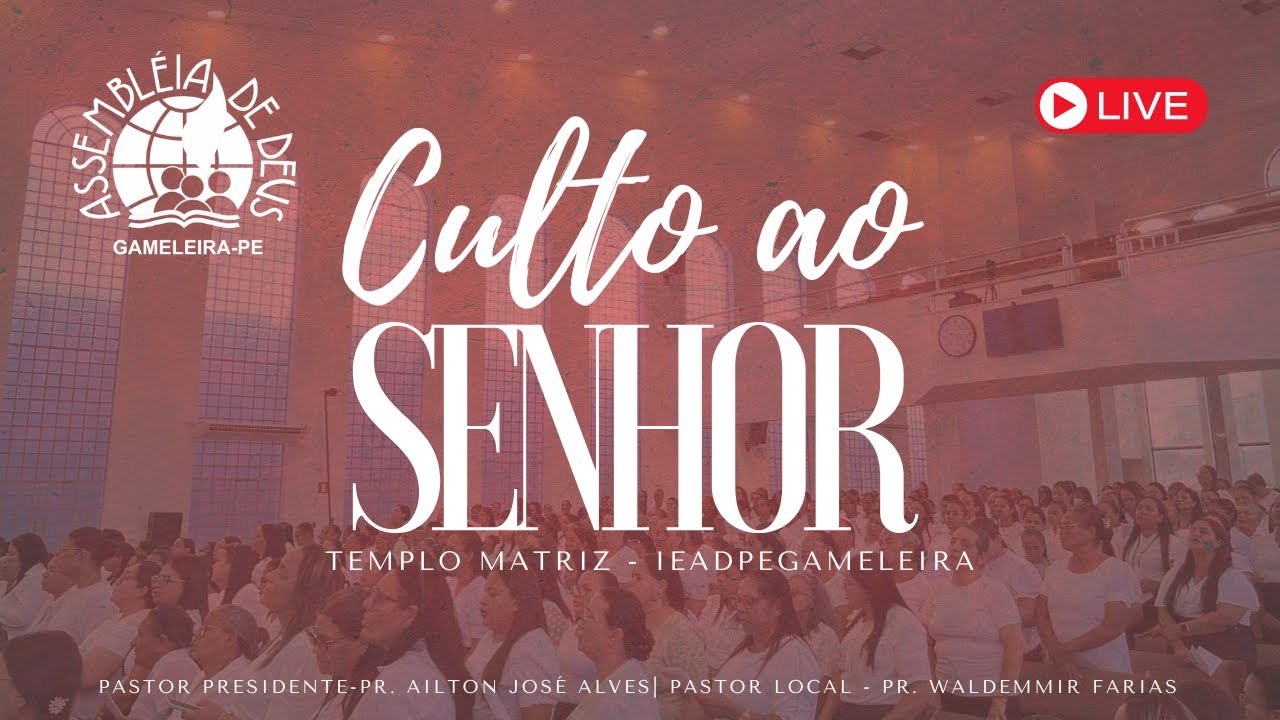 CULTO AO SENHOR, GAMELEIRA-PE 01/03/2026