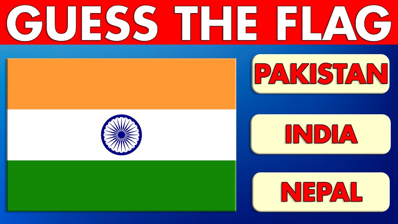 Flag Quiz EASY LEVEL Can You Guess The Flags? YouTube