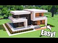 Minecraft: How to Build a Modern House (Easy)