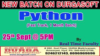 New Batch On Python by Mr. Wilson On 25th Sept @5PM At Maitrivanam(HYD) - Offline Batch screenshot 5