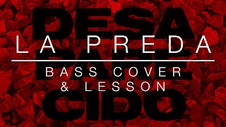 Video thumbnail of "Litfiba - LA PREDA (1985) - Bass Cover + Lesson"