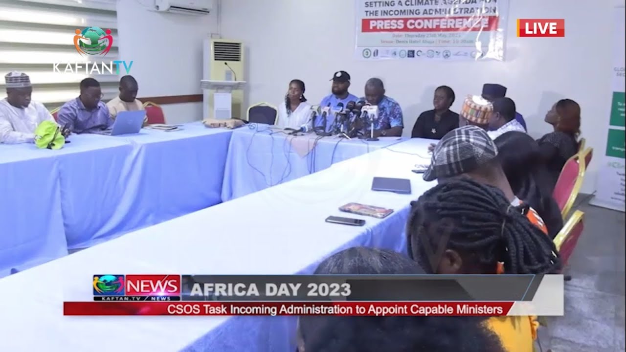 AFRICA DAY 2023: CSOS Task Incoming Administration To Appoint Capable Ministers