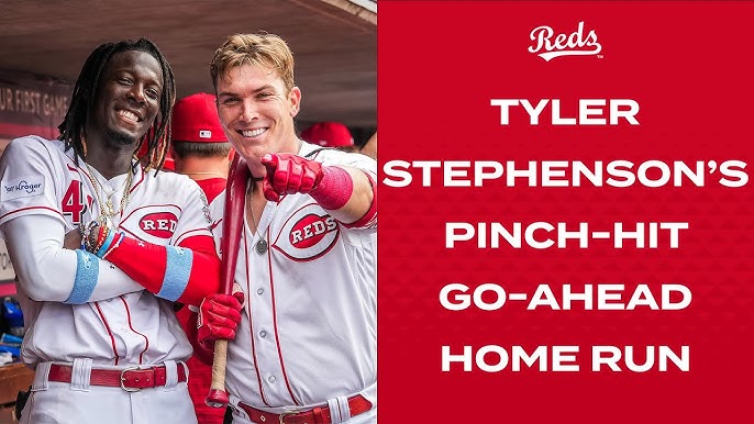 Reds' Tyler Stephenson hits home run in FIRST EVER at-bat! 
