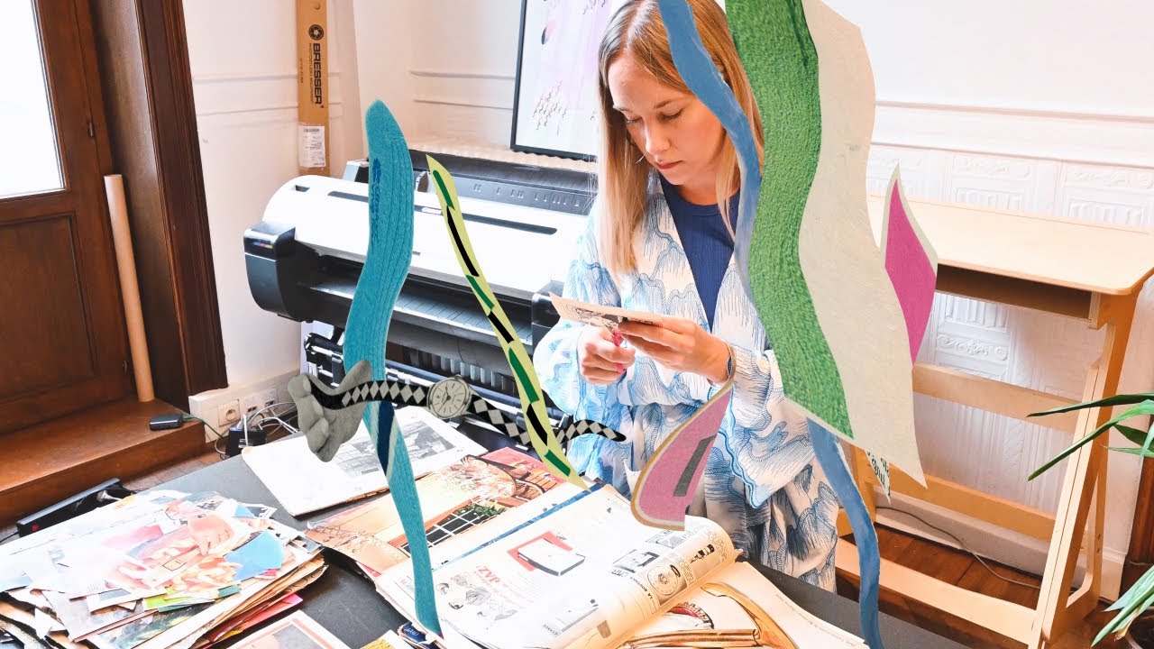 Behind the Scenes: Step into the Studio of a Collage Animation Artist ...