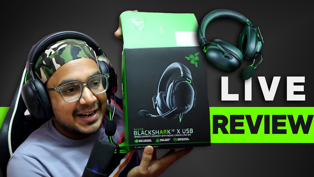 🎧 Unboxing Razer BlackShark V2 X in 2025 | Live First Impressions & Review! 🎮