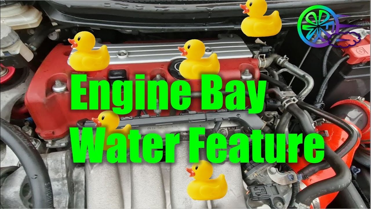 Puddles of Water in Engine Bay Fix | Honda Civic Type R FN2 Bonnet Leak