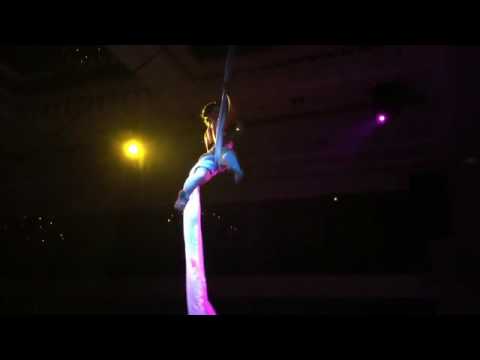 Nat Harris Entertainment presents Lucia Aerial Silks act