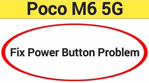 How to fix power button problem Poco M6 5G, how to fix auto restart problem