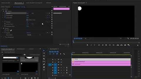 Bouncing Ball 1 - Keyframe Animation in Premiere Pro