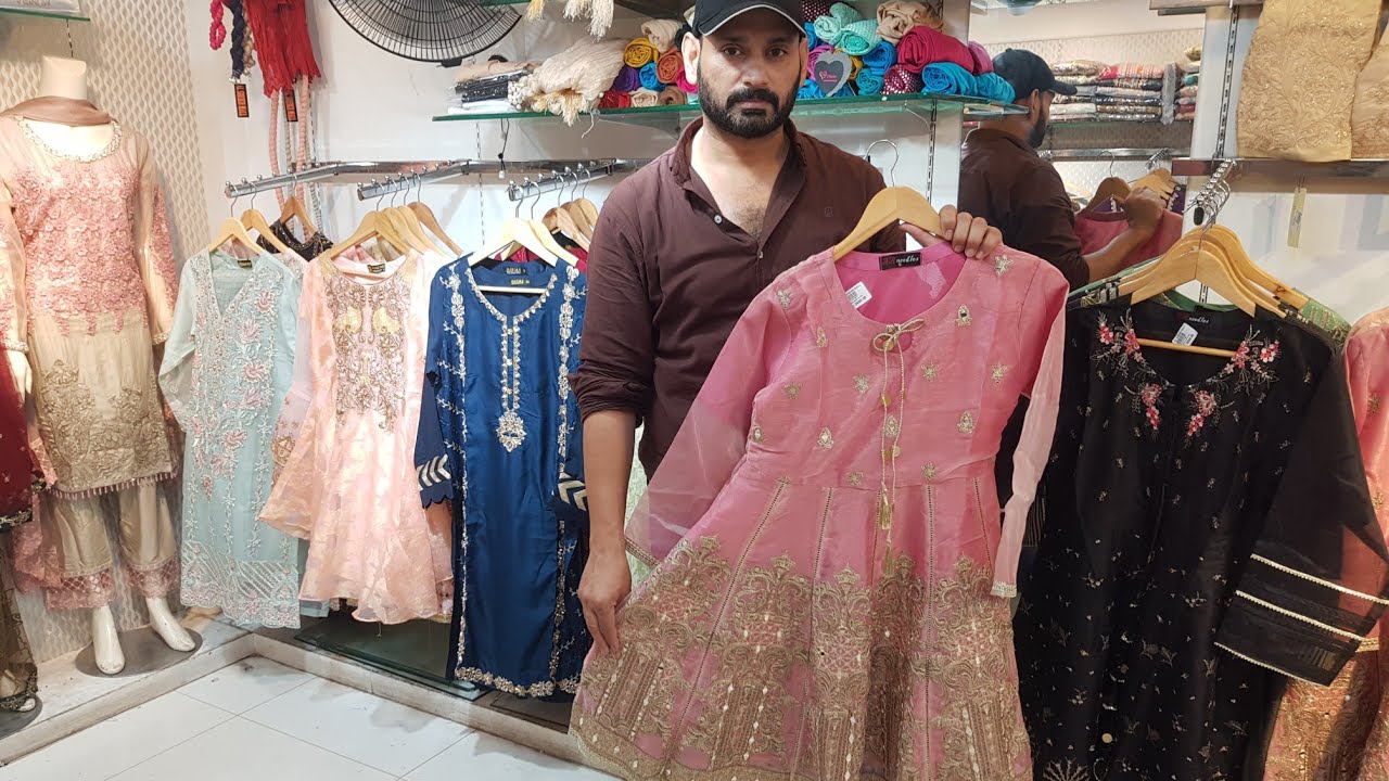 Readymade Partywear Dresses Ladies formal wear Dresses in commercial market Aghanoor