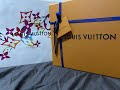 Unboxing  2020 louis vuitton x nigo  giant damier wave monogram sun hat  sizes 60  denim blue