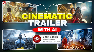 How To Create Cinematic Trailer with AI Like  @shortsparksenglish  in 2025