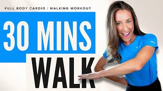 30-Minute Power Walking Workout | Full Body Cardio At Home