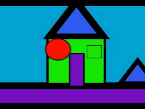 Build A House Using Shapes - Youtube