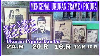 Ukuran Pigura Bambu Yns Bamboo Craft