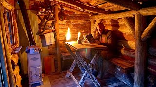 Cozy Life in my Warm Dugout, Underground House, Winter Camping, Craft skills-Part 5