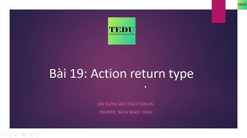 19. Các kiểu dữ liệu trả về - Thiết kế RESTful API với ASP.NET Core và Dapper ORM | TEDU