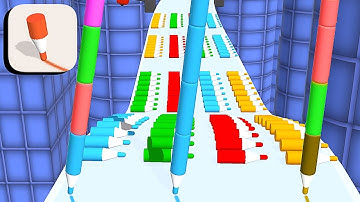 Crayon Rush 3D ​- All Levels Gameplay Android,ios (Levels 224-228)