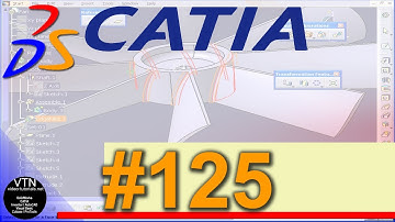 01-125 CATIA v5 TUTORIAL surface design: ( Axis to Axis )