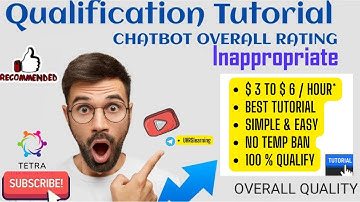 Chatbot Evaluation Overall Rating   Inappropriate Qualification Tutorial