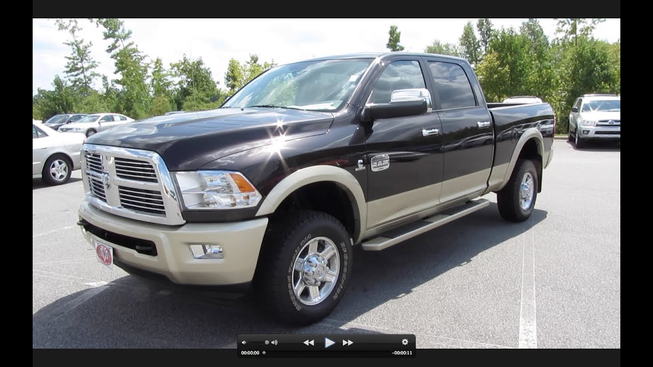 2011 Dodge Ram 2500 Hd Laramie Longhorn Cummins Start Up Exhaust And In Depth Tour