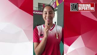 DECLARACIONES DE GIANELLA CHANCA, VOLEIBOLISTA DE LA SELECCIÓN NACIONAL DE VÓLEY U17