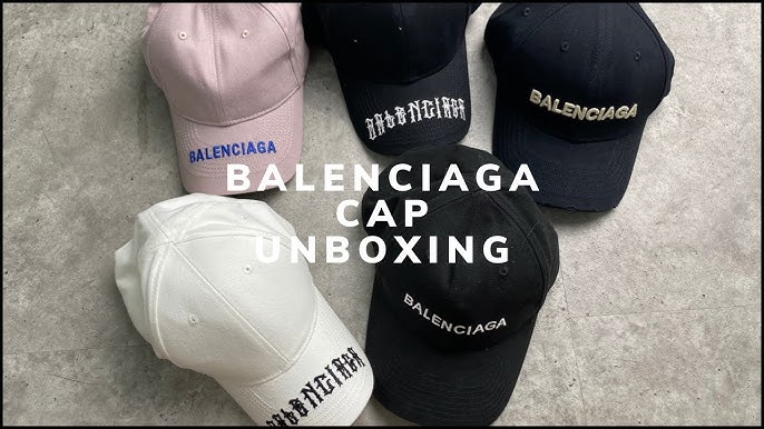 Balenciaga cap unboxing YouTube